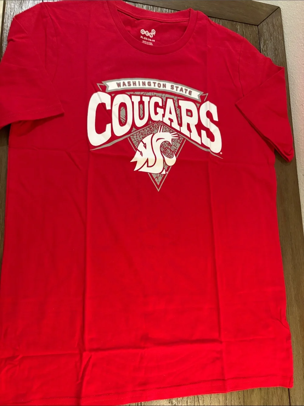 NWT Lot of 2x [Gen2] Washington State Cougars NCAA Sweatshirt + T-Shirt Youth XL